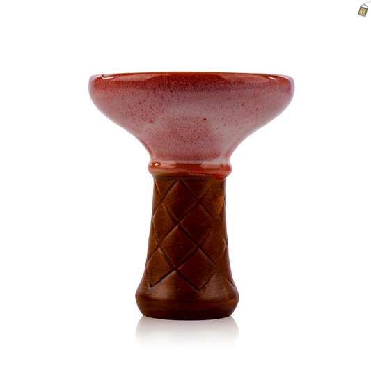 Rage Ceramic Hookah Phunnel Bowl - Red