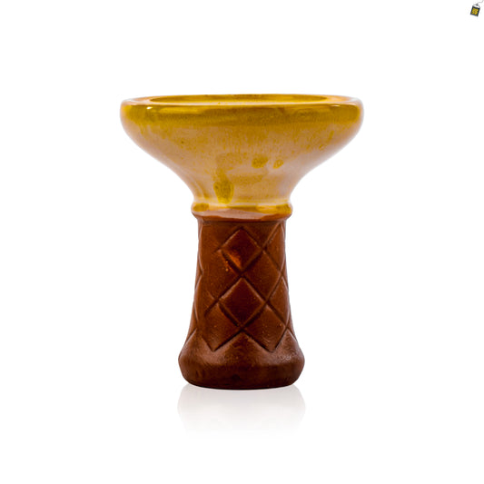 Rage Ceramic Hookah Phunnel Bowl - Yellow