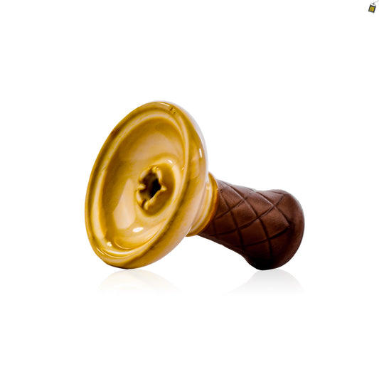 Rage Ceramic Hookah Phunnel Bowl - Yellow