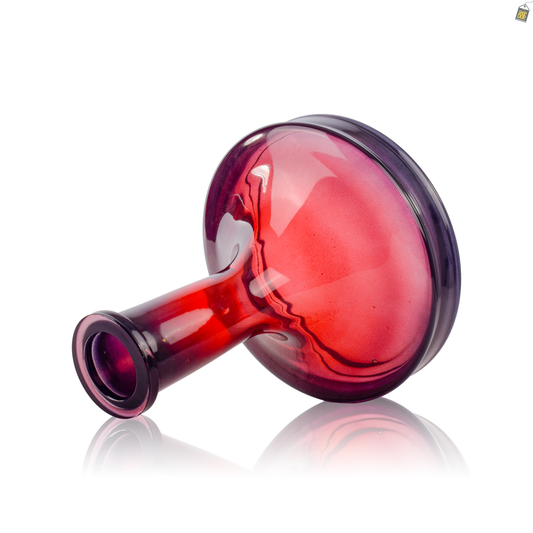 Gradient Glass Rubber Base - Red