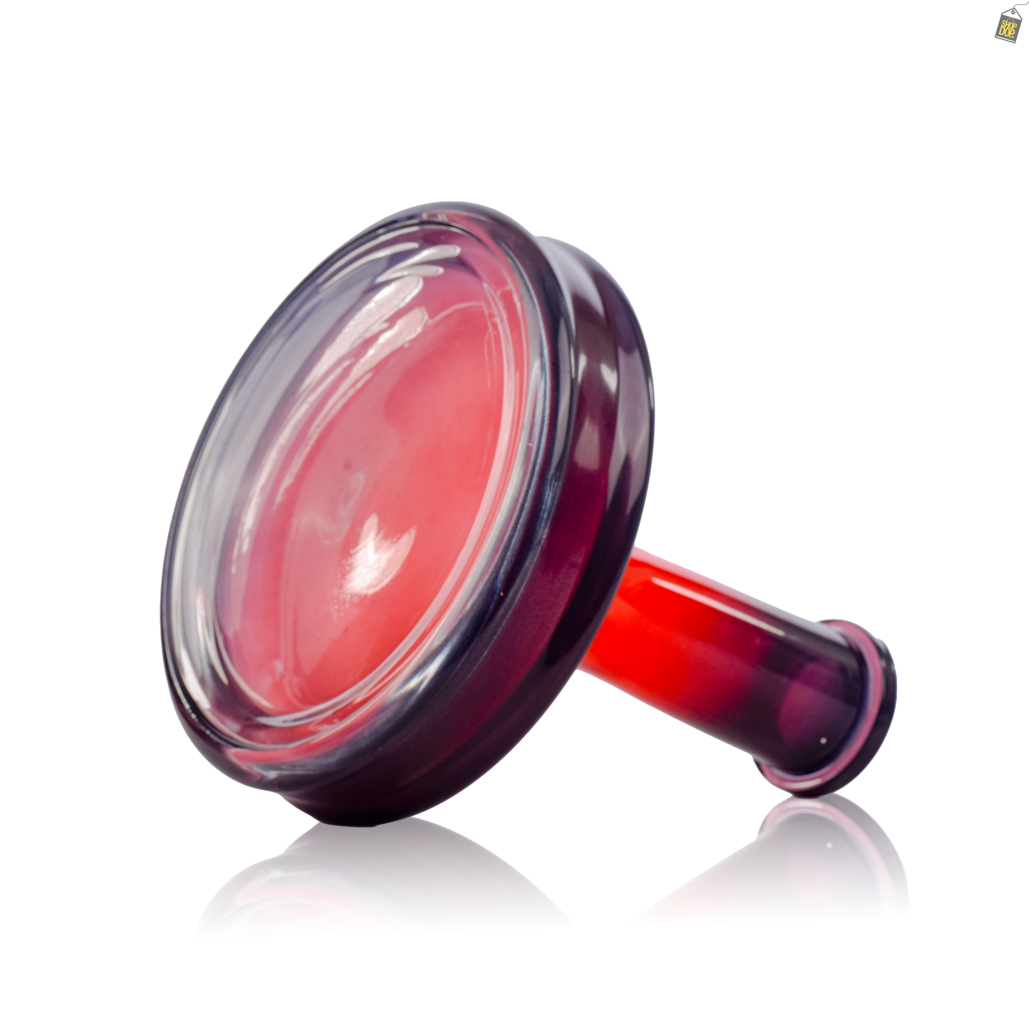 Gradient Glass Rubber Base - Red