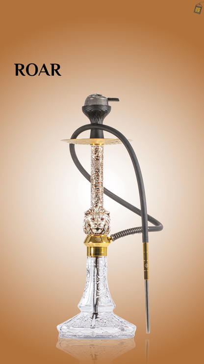 Roar X Function Hookah - Rusty Silver