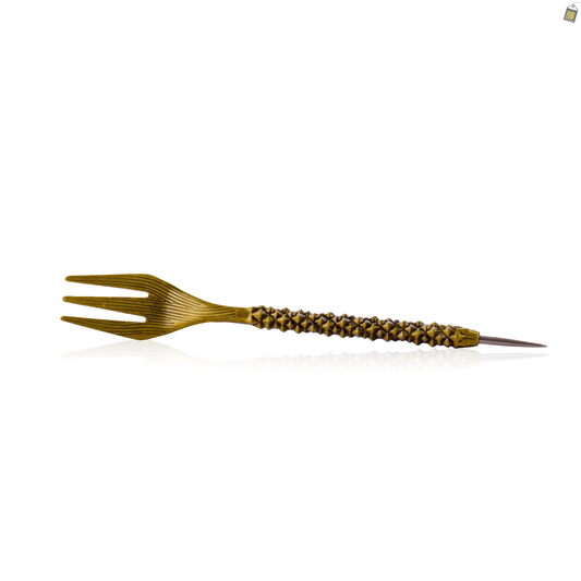 Royal Fang Hookah Fork - Rusty Gold
