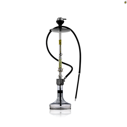 Sailor X Hookah - Green Stem / Transparent Glass Base