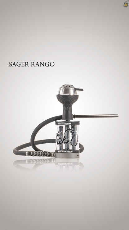 Sager Rango Hookah - Silver