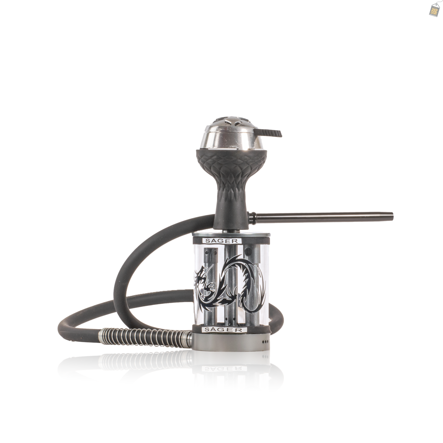 Sager Rango Hookah - Silver