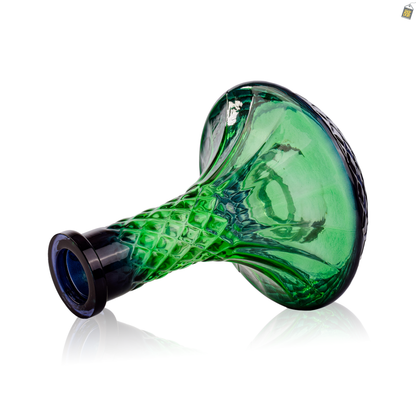 Serpent Hookah Glass Replacement Base - Green (Rubber)