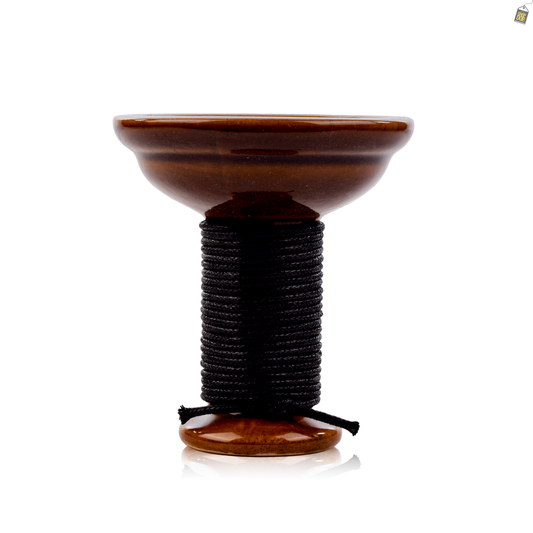 Shadow Puff Ceramic Hookah Phunnel Bowl - Black