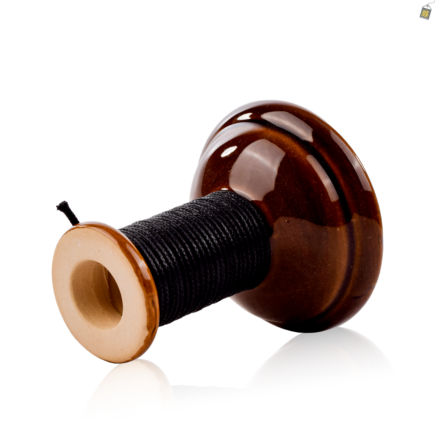 Shadow Puff Ceramic Hookah Phunnel Bowl - Black