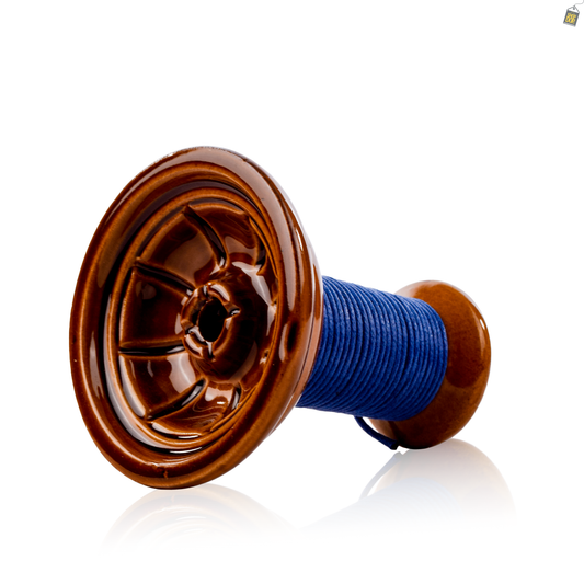 Shadow Puff Ceramic Hookah Phunnel Bowl - Blue