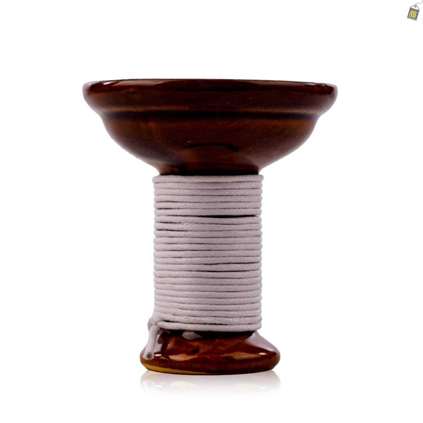 Shadow Puff Ceramic Hookah Phunnel Bowl - White