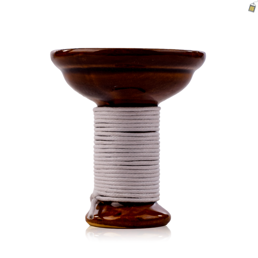 Shadow Puff Ceramic Hookah Phunnel Bowl - White