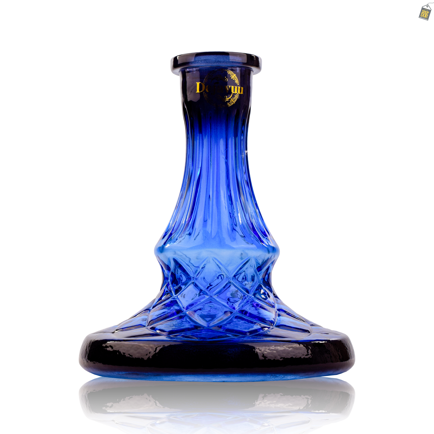 Shentai Hookah Glass Replacement Base - Blue (Rubber)