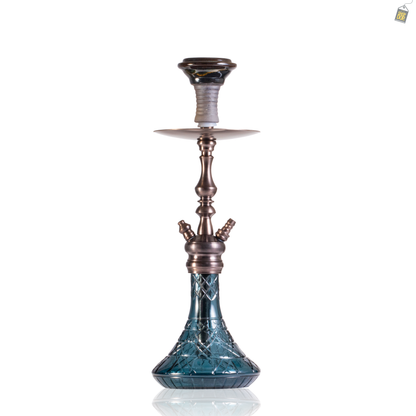 COCOYAYA Simba Hookah - Bronze Stem / Navy Base