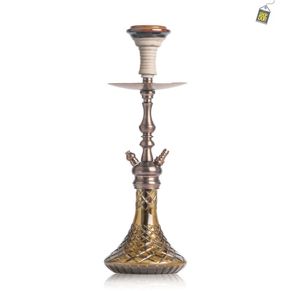 COCOYAYA Simba Hookah - Brown Base / Bronze Stem