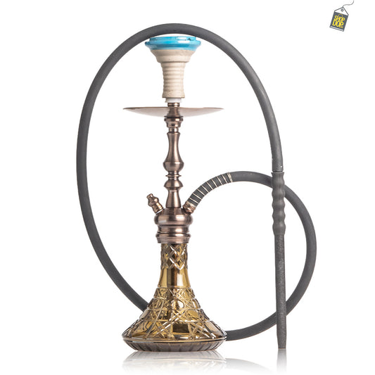 COCOYAYA Simba Hookah - Bronze Stem (Brown Base)