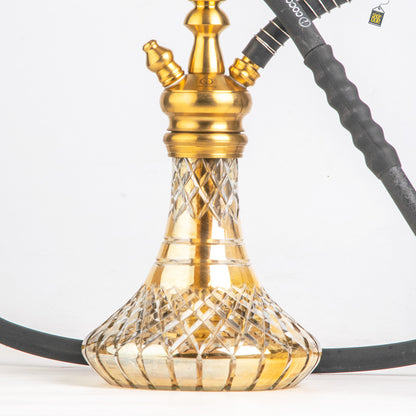 COCOYAYA Simba Hookah - Golden (Gold Base)