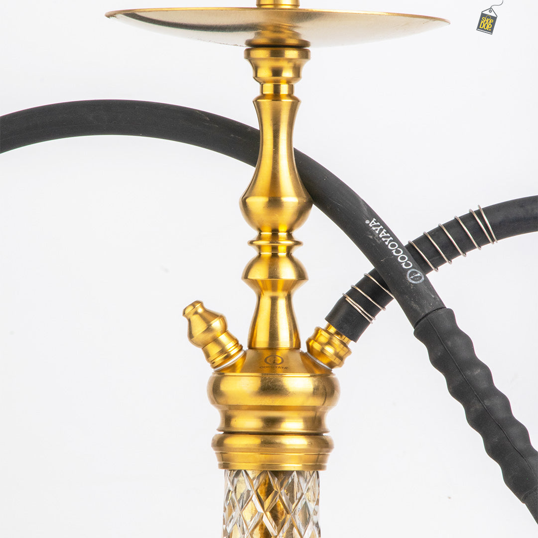 COCOYAYA Simba Hookah - Golden (Gold Base)