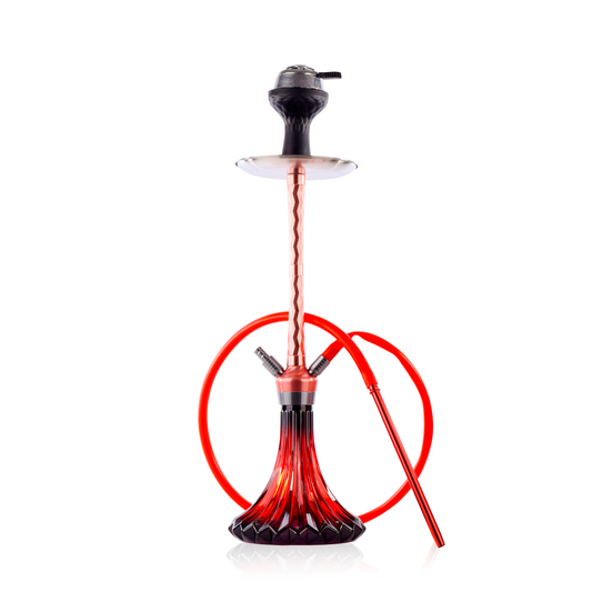 Sinqora Dual Pipe Hookah - Rose Gold