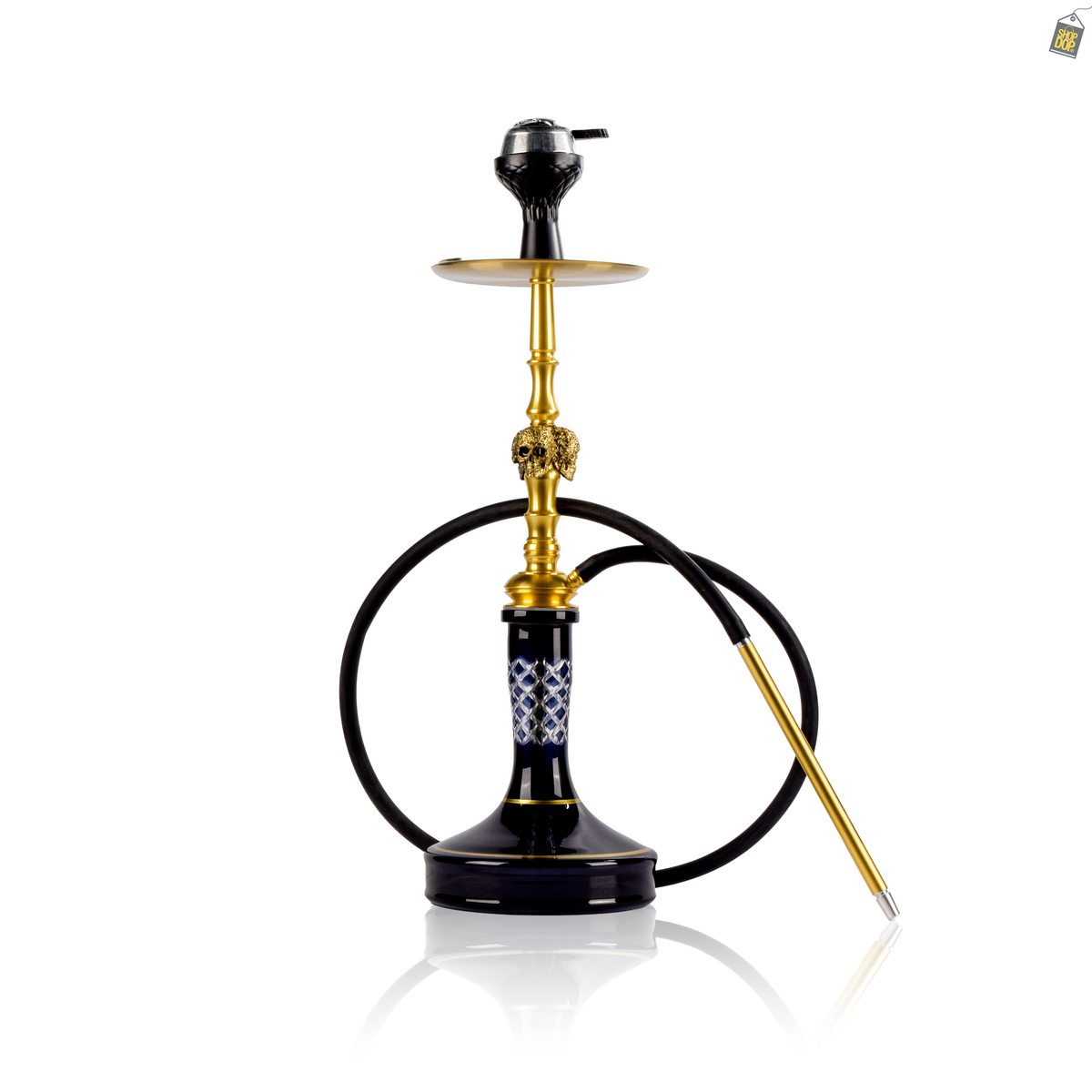 Skull Trinity 2.0 Hookah - Gold