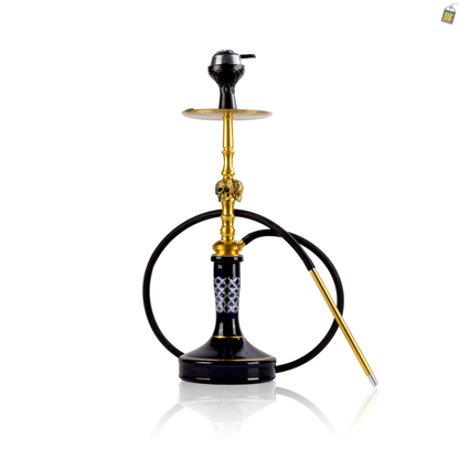 Skull Trinity 2.0 Hookah - Gold
