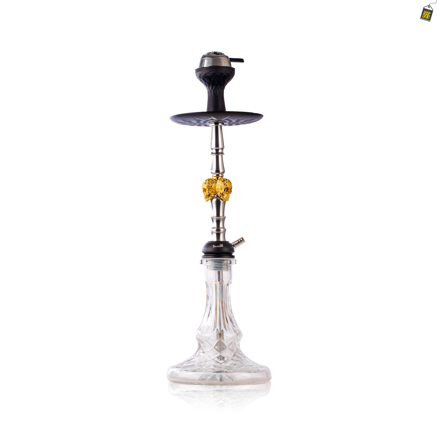 Skull Trinity Hookah - Gold
