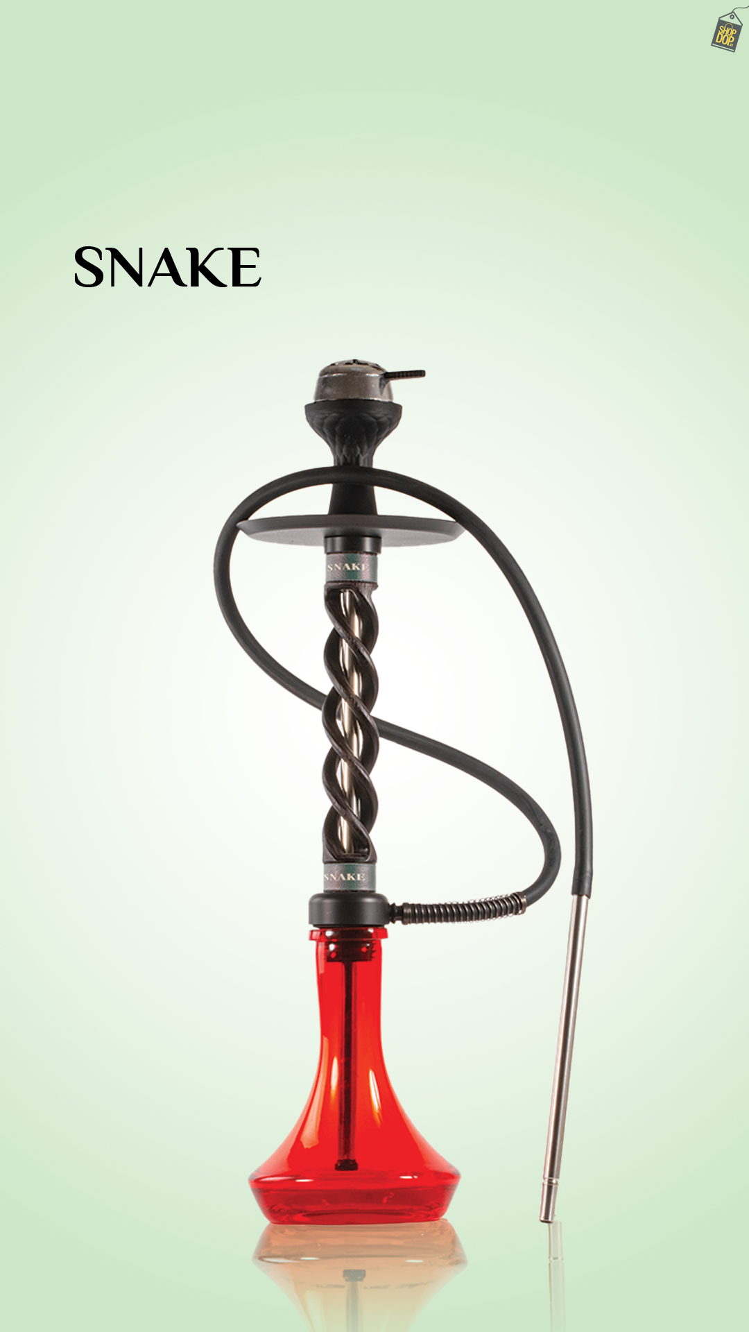 Snake Hookah - Green