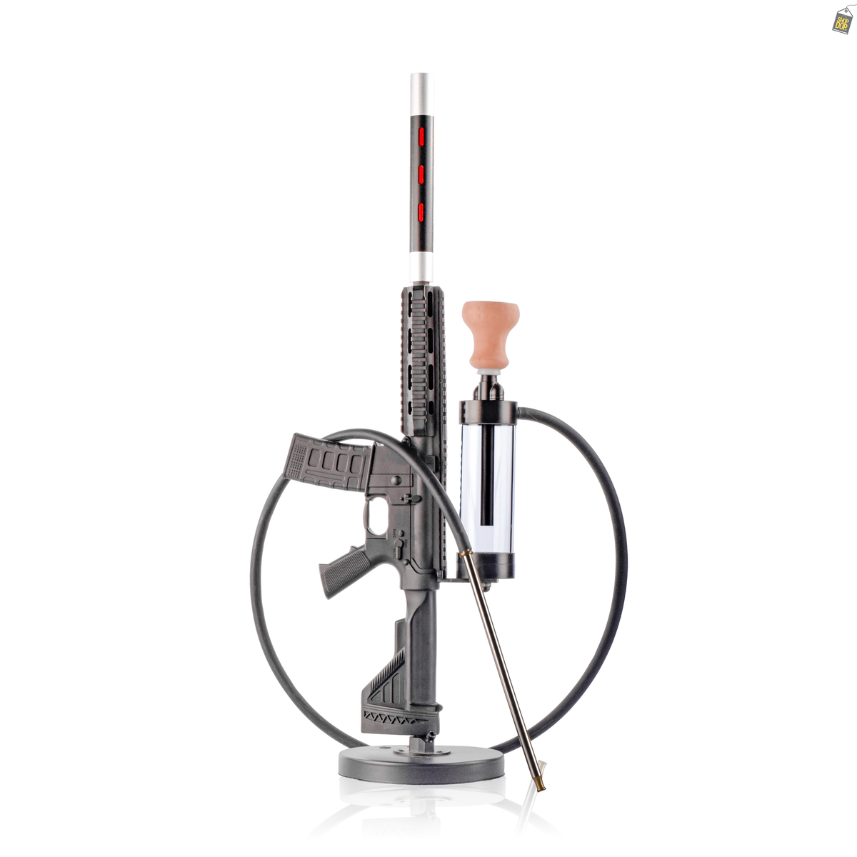 Sniper Hookah with LED Light - Black