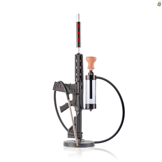 Sniper Hookah with LED Light - Black