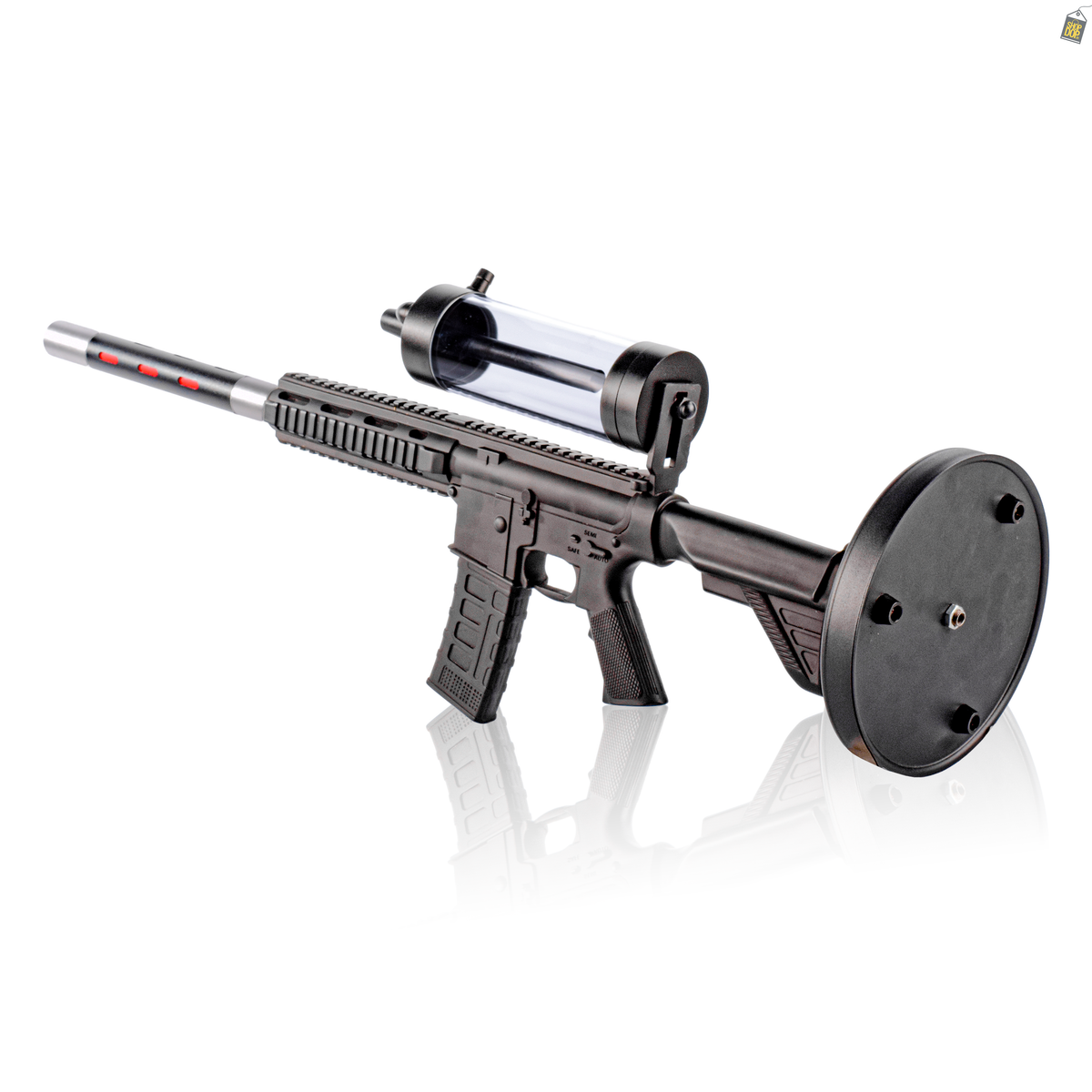Sniper Hookah with LED Light - Black