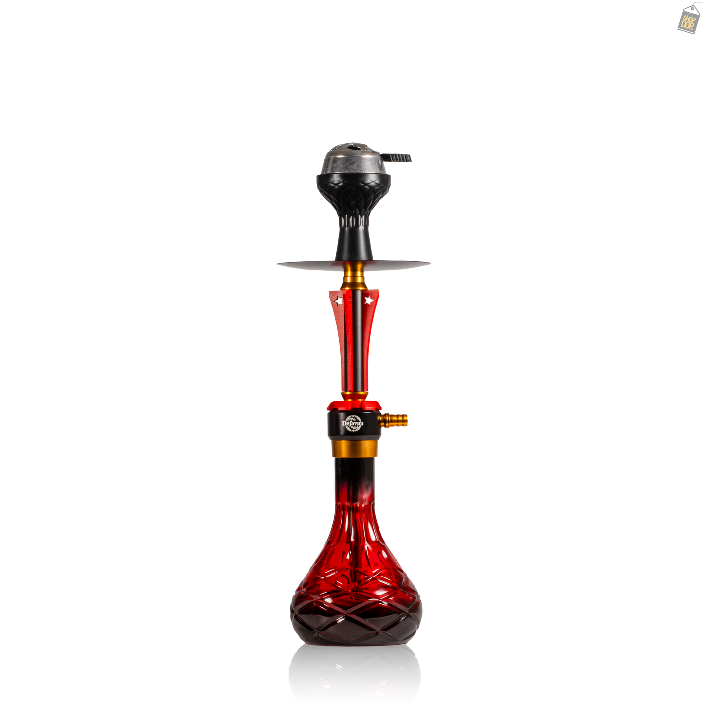 Sociomate Hookah with Bag - Red