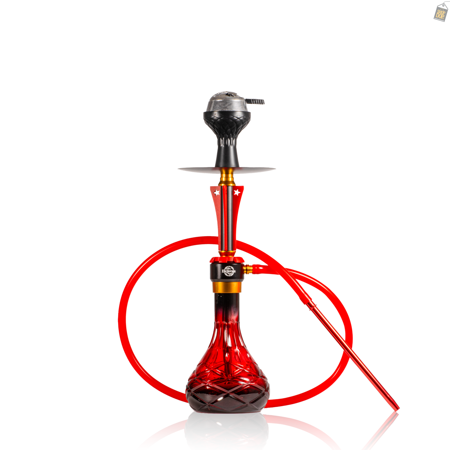 Sociomate Hookah with Bag - Red