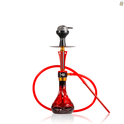 Sociomate Hookah with Bag - Red