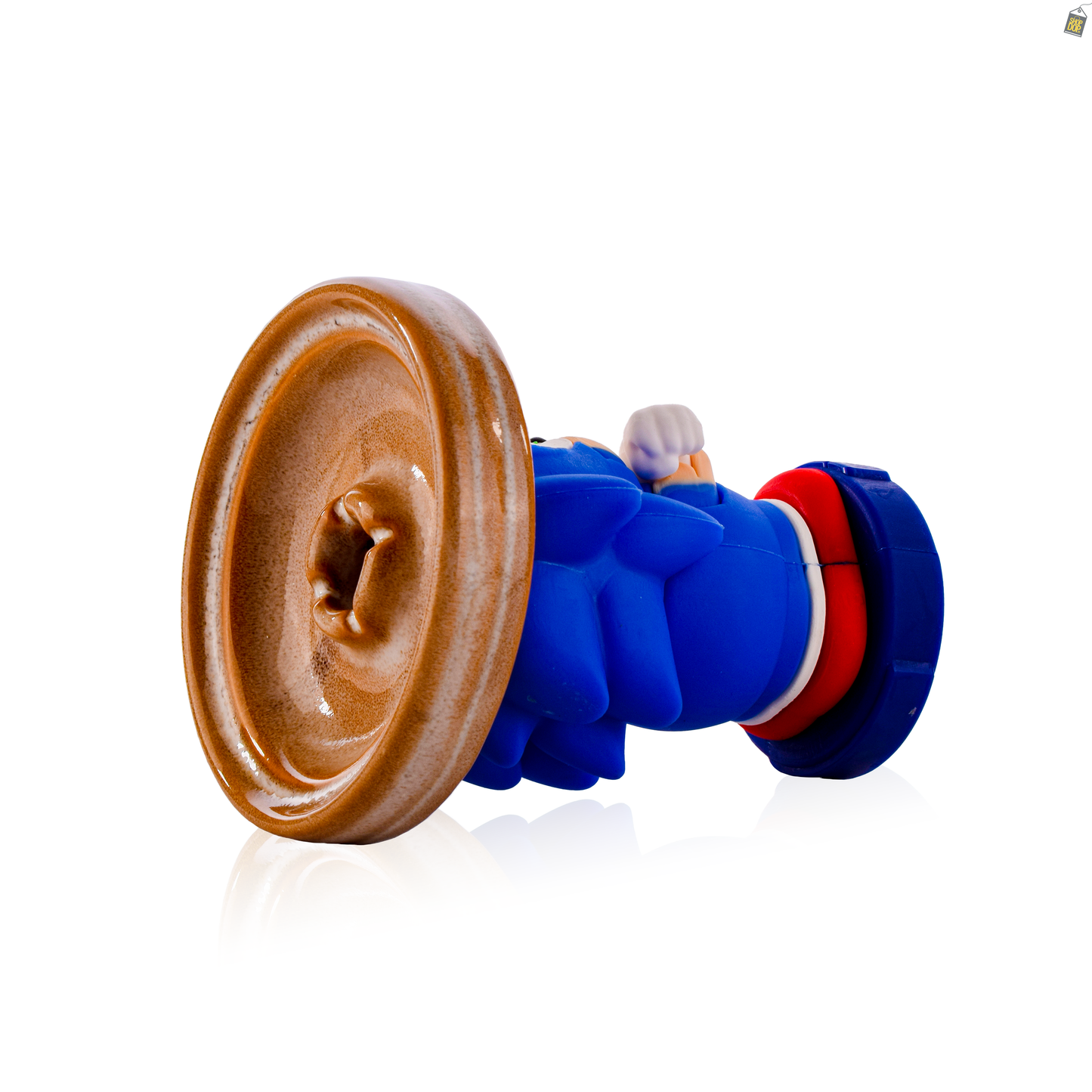 Sonic Ceramic Hookah Bowl - Brown