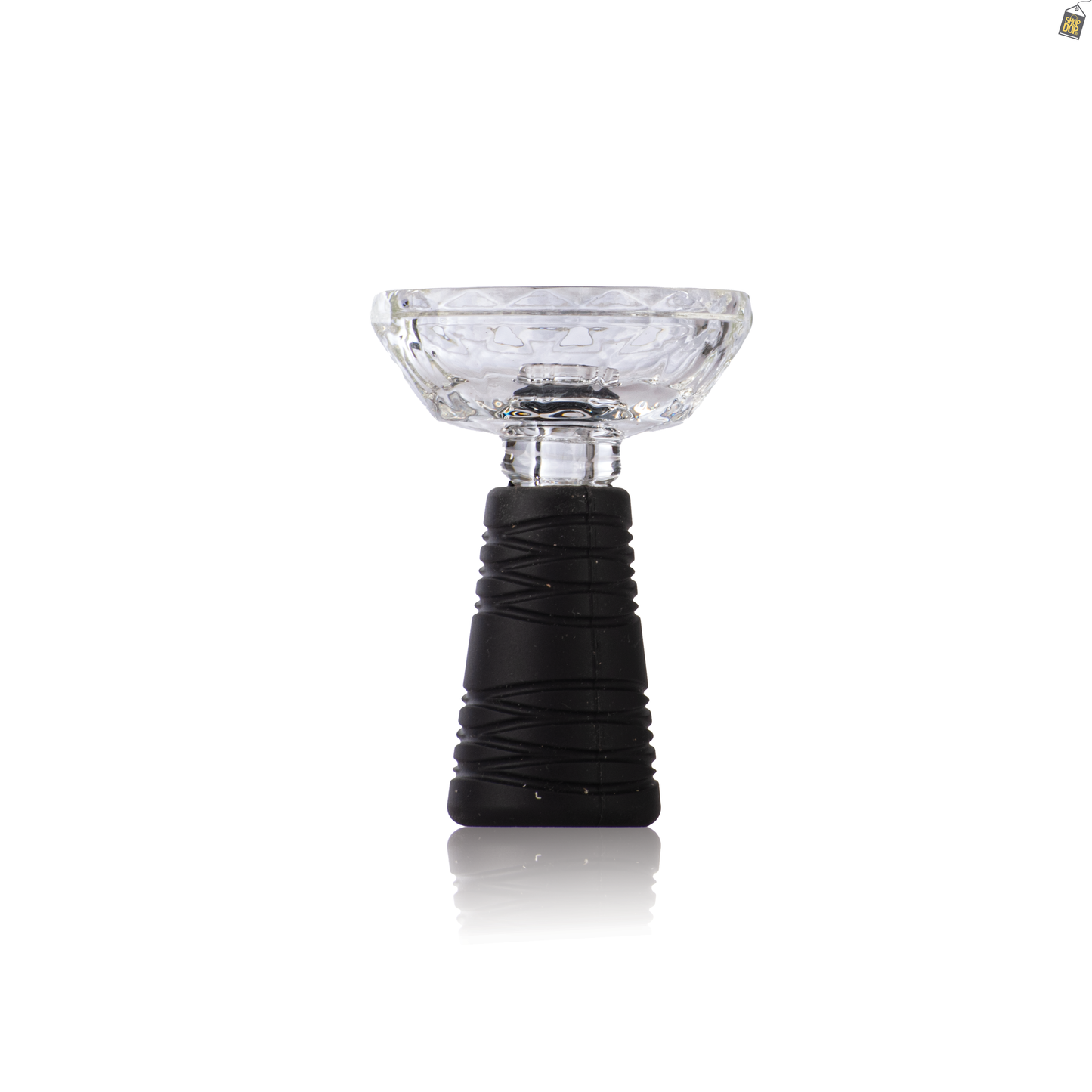 Space Glass Phunnel Hookah Bowl Chillum - Black