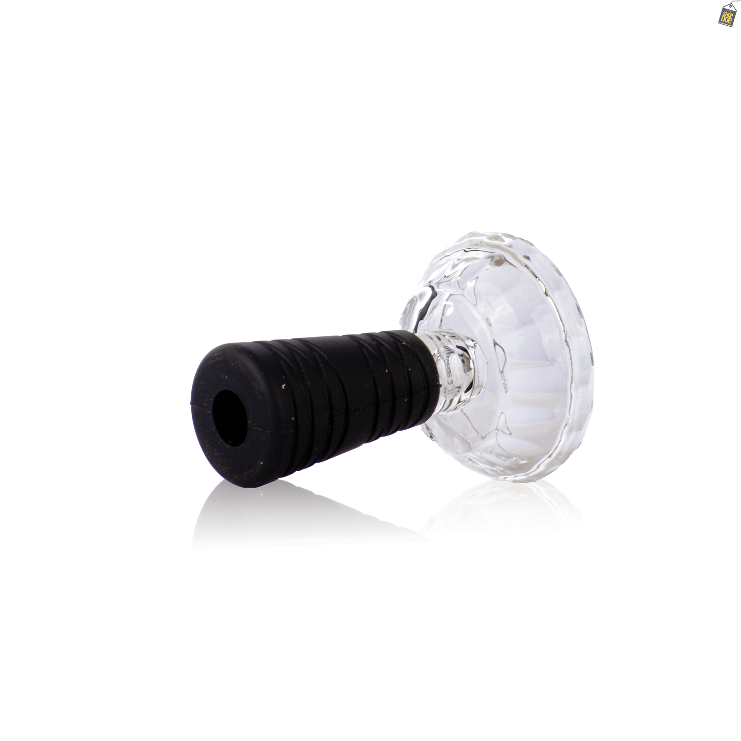 Space Glass Phunnel Hookah Bowl Chillum - Black