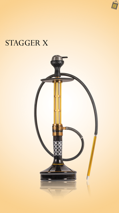 Stagger Hookah - Gold