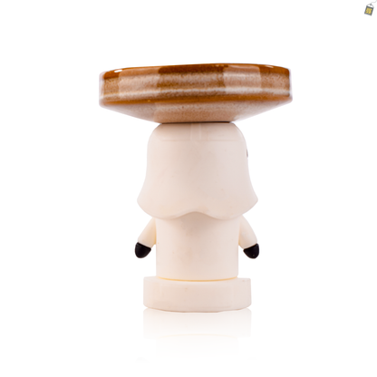 Storm Trooper Ceramic Hookah Bowl - Brown