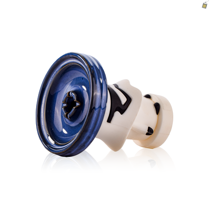 Storm Trooper Ceramic Hookah Bowl - Blue