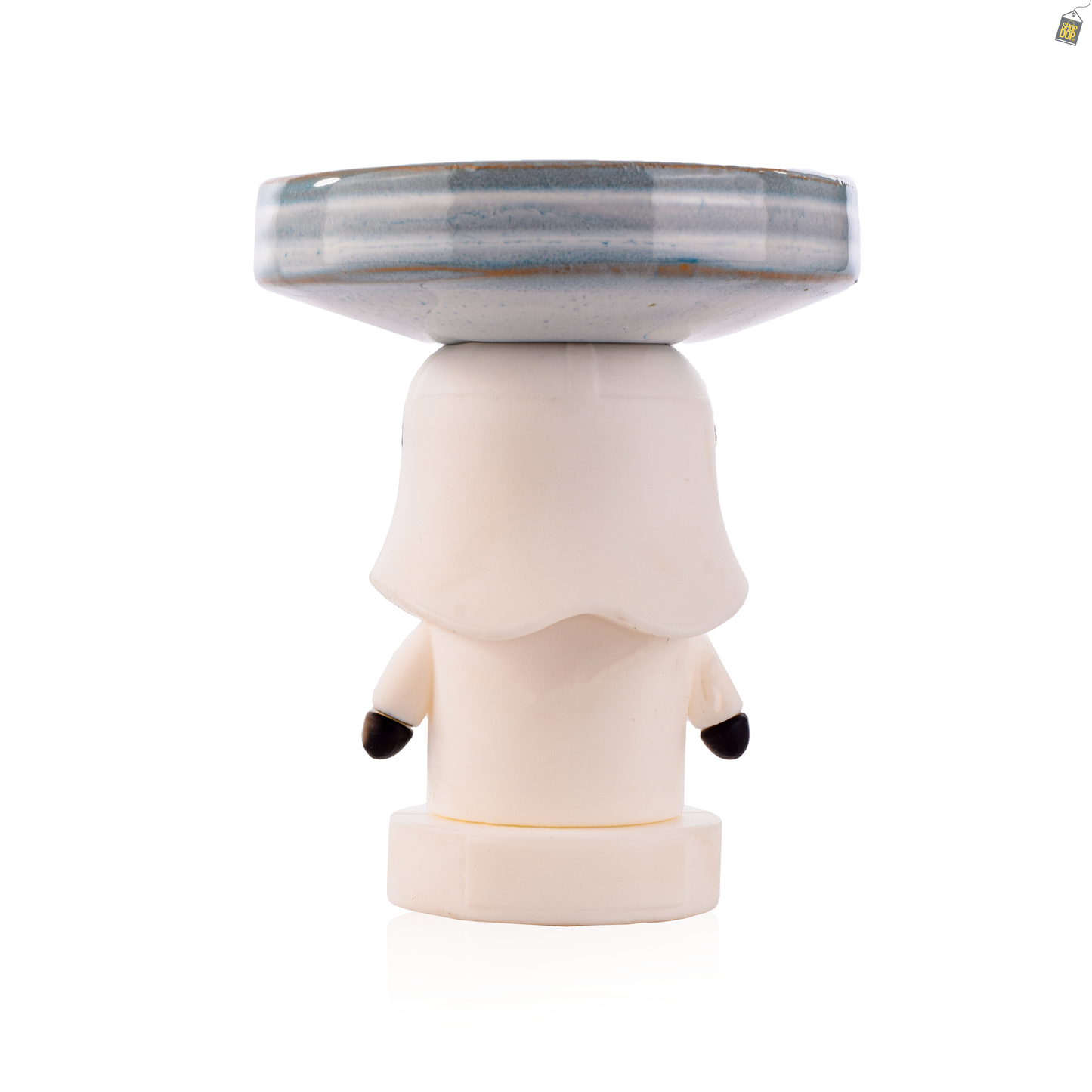 Storm Trooper Ceramic Hookah Bowl - Sky Blue