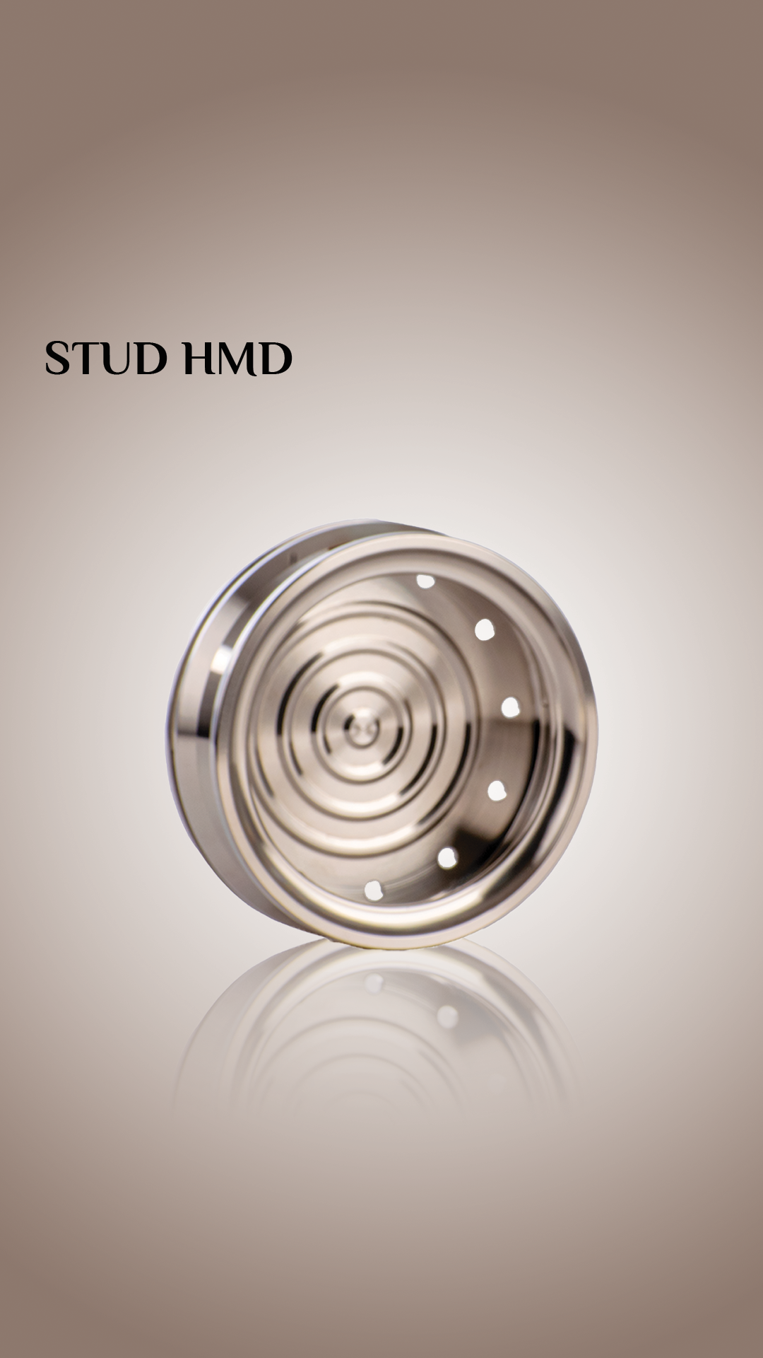 Stud Hookah Heat Management Device (HMD) - Silver