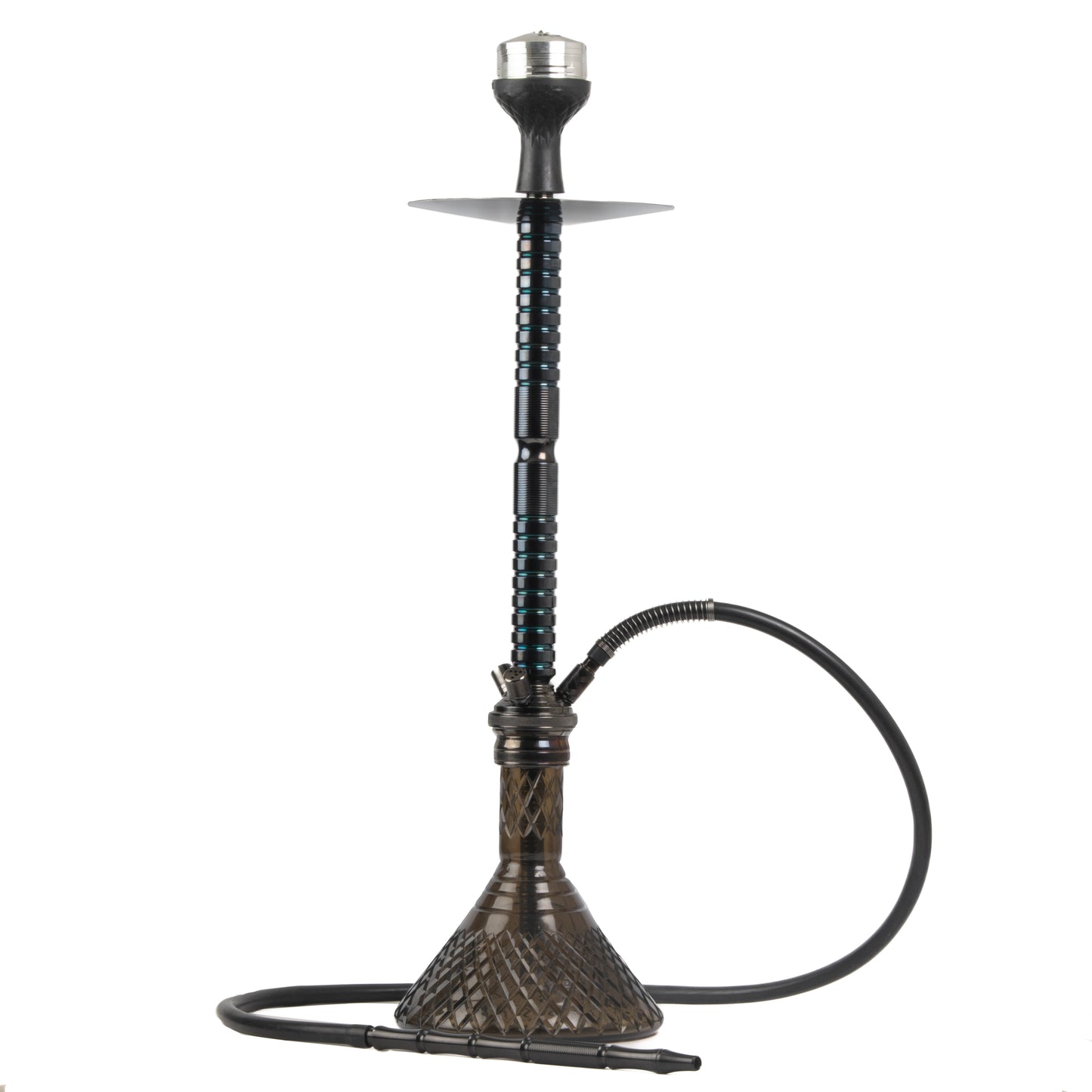 Sultan Hookah with Bags - Black Base / Black Stem