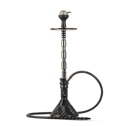 Sultan Hookah with Bags - Black Base / Black Stem