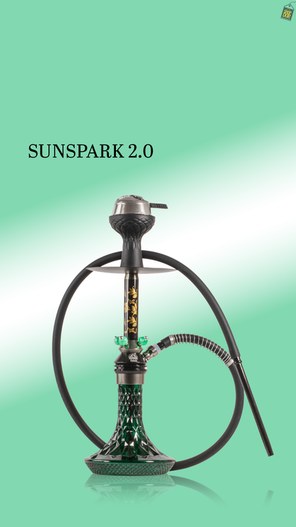 Sunspark 2.0 Hookah - Green