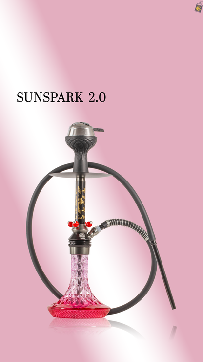 Sunspark 2.0 Hookah - Red