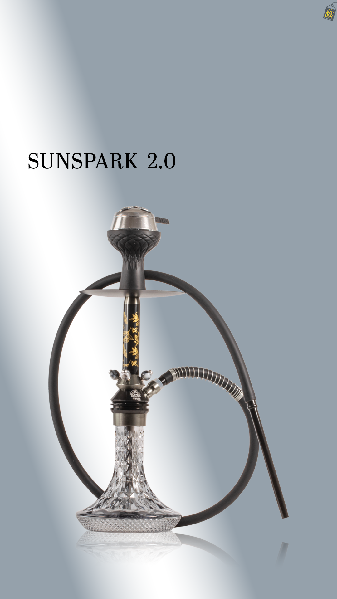 Sunspark 2.0 Hookah - Silver