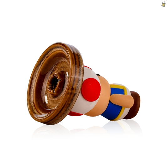 Super Mario Ceramic Hookah Bowl - Brown