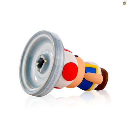 Super Mario Ceramic Hookah Bowl - Sky Blue
