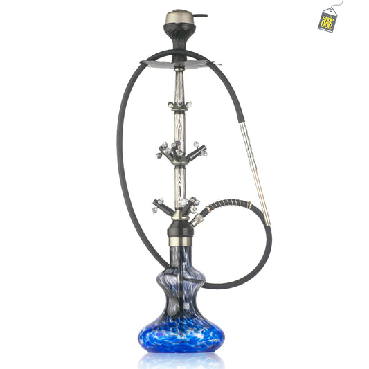 Swirl Hookah - Silver