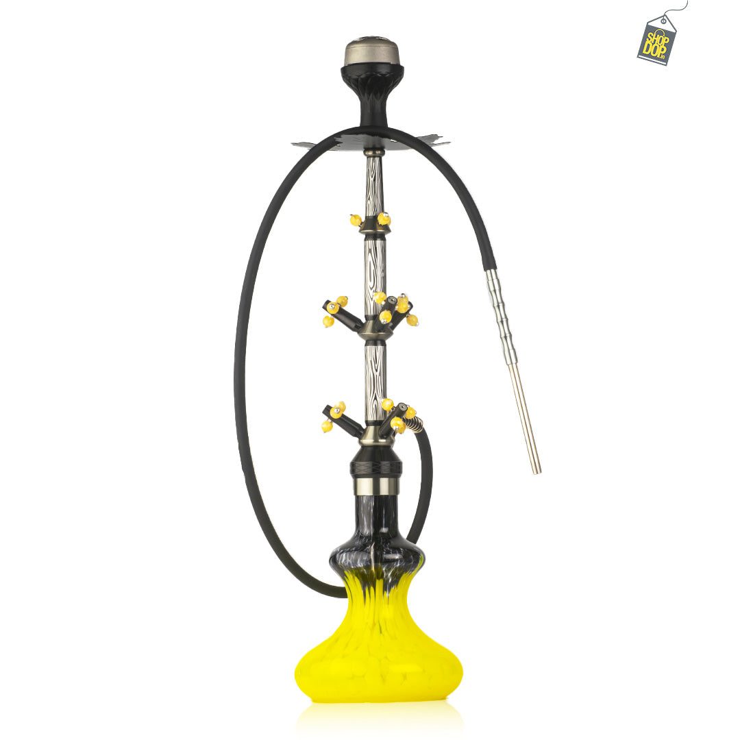 Swirl Hookah - Yellow